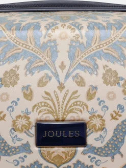 Damask Print Medium Four Wheel Hard Shell Suitcase