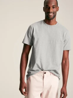 Denton 3 Pack Blue/Green/Grey Crew Neck T-Shirts