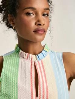 Dolcie Multi Seersucker Maxi Sundress