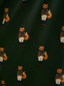 Dozer Green Cotton Pyjama Bottoms