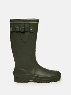 Eckland Green Adjustable Neoprene Lined Tall Wellies