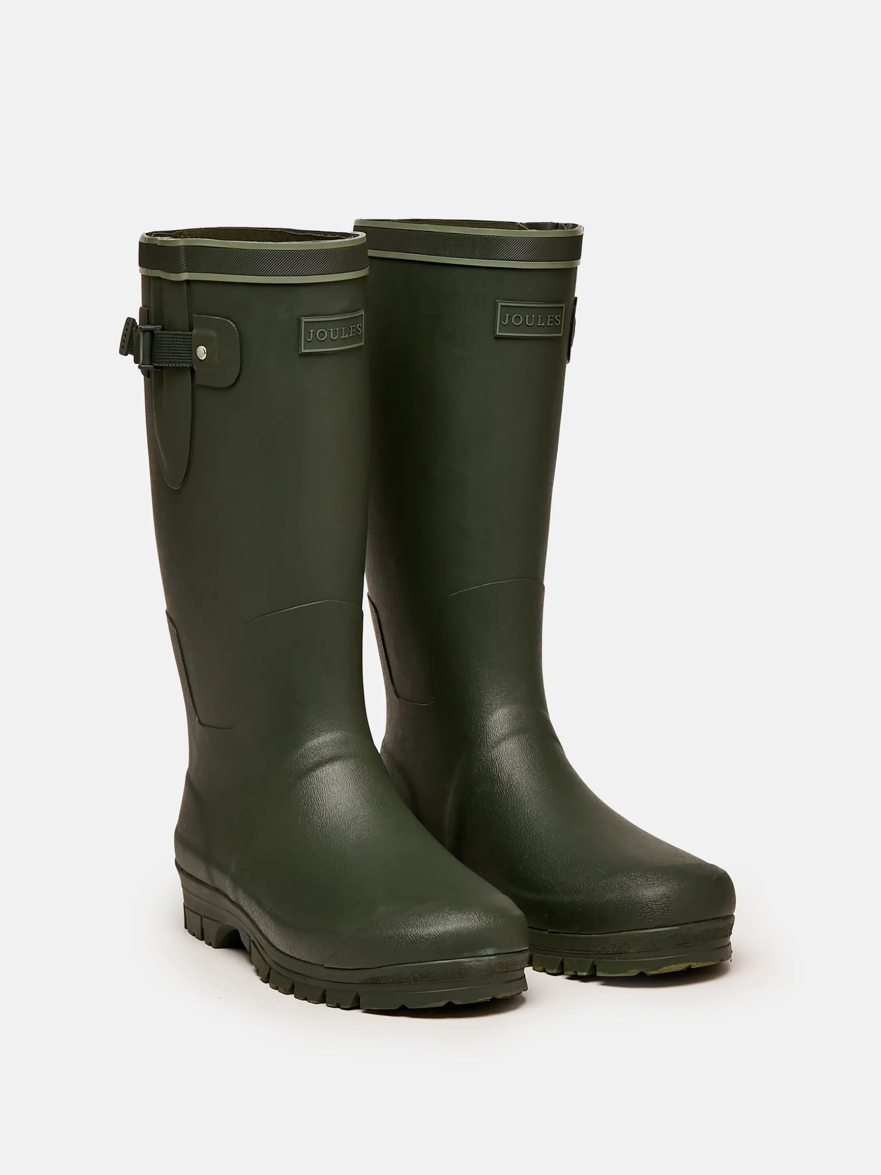 Eckland Green Adjustable Neoprene Lined Tall Wellies