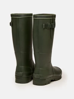 Eckland Green Adjustable Neoprene Lined Tall Wellies