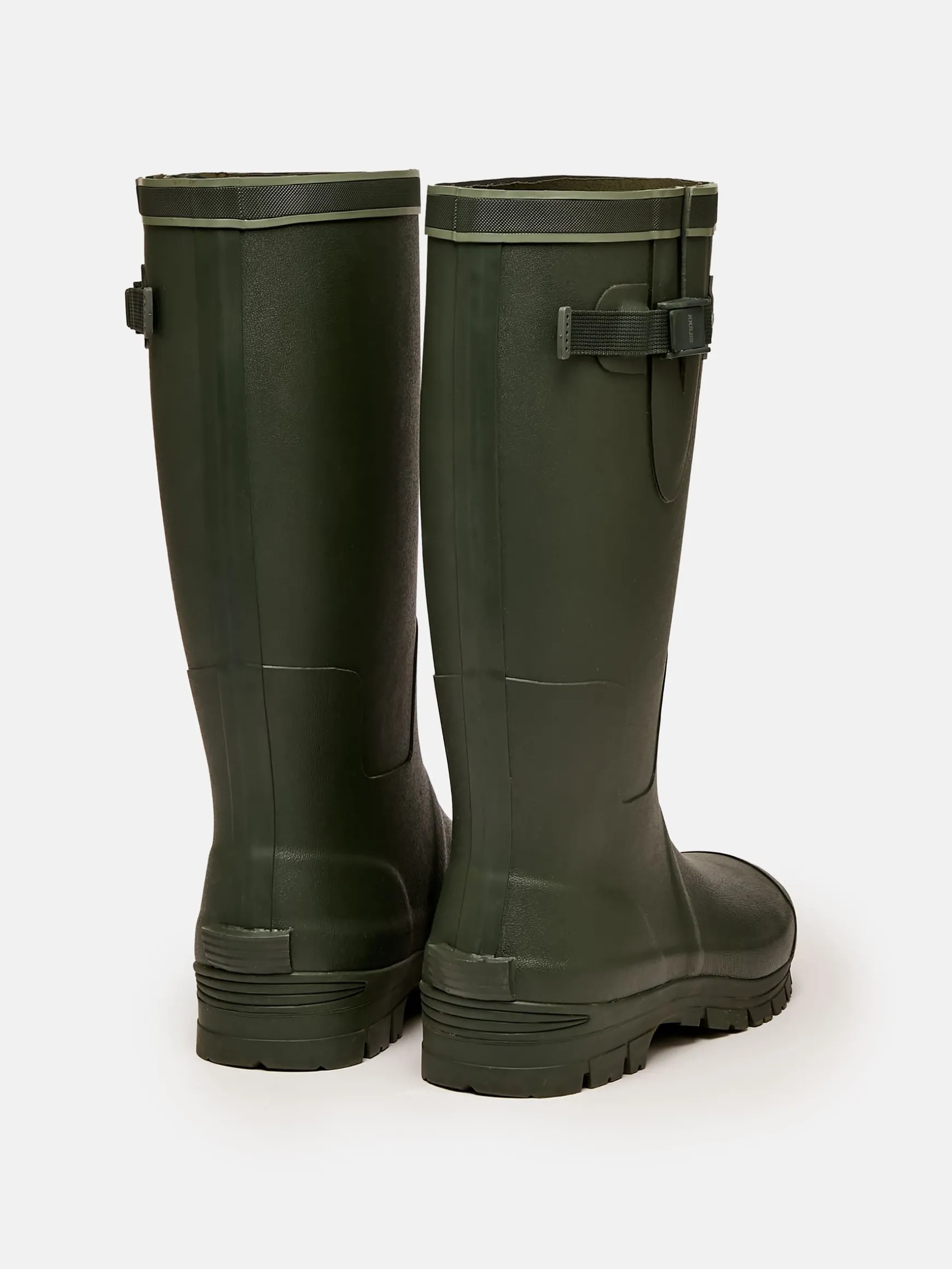 Eckland Green Adjustable Neoprene Lined Tall Wellies