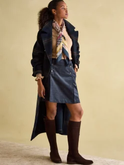 Edith Oat Frill Neck Jumper