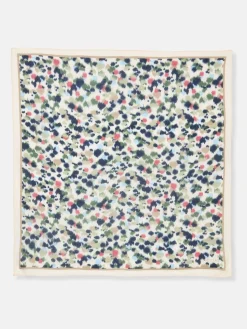 Elsie Multi Animal Printed Lightweight Square Scarf