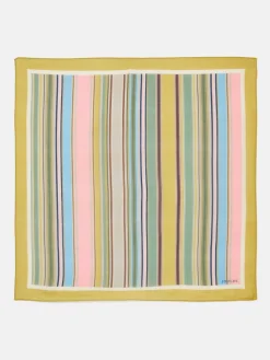 Elsie Multi Printed Lightweight Square Scarf