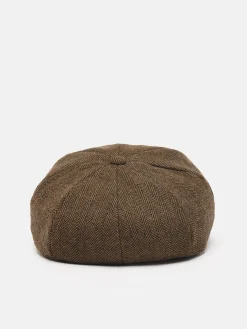 Elvaston Brown/Cream Baker Boy Hat