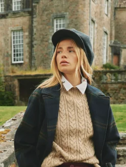 Elvaston Navy Baker Boy Hat