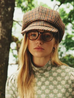 Elvaston Neutral Baker Boy Hat