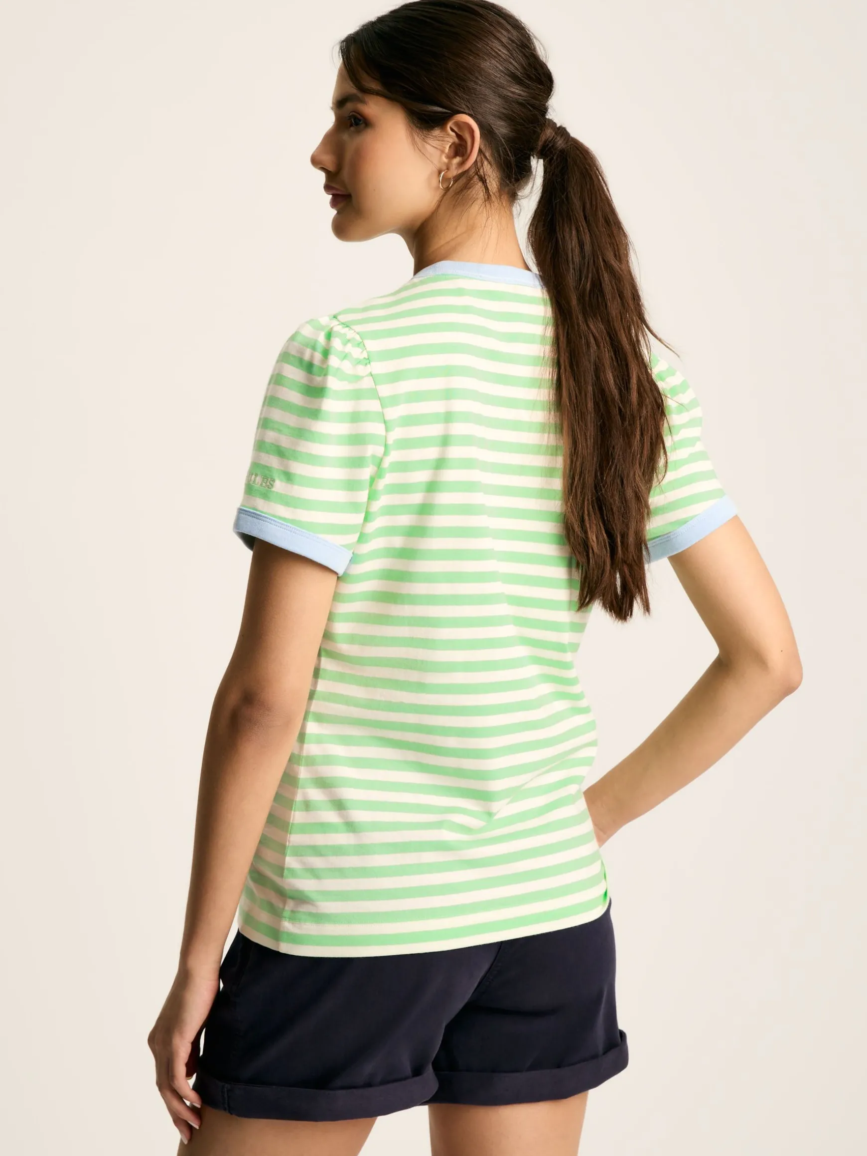 Erin Green/White Short Sleeve T-Shirt
