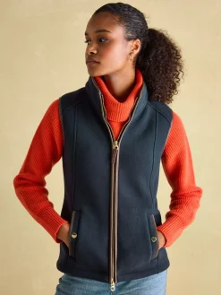 Fairbourne Navy Fleece Gilet