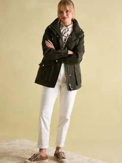 Fairford Khaki Green Waterproof Raincoat with Hood