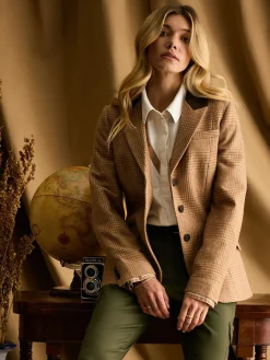 Fayfair Brown Tweed Hacking Jacket