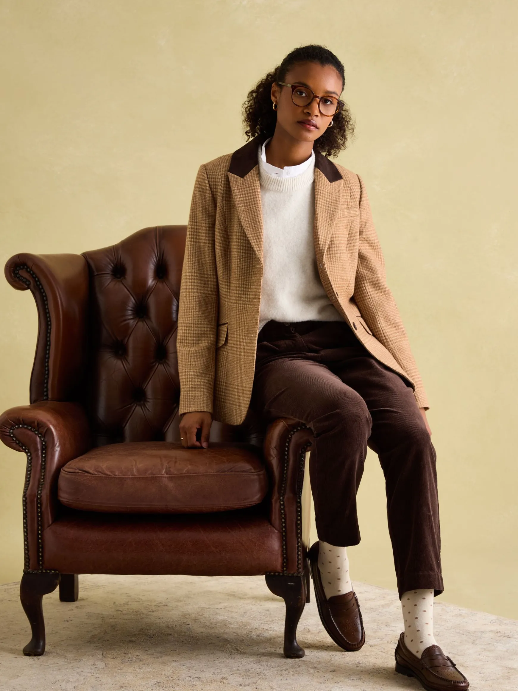 Fayfair Brown Tweed Hacking Jacket