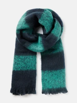 Fenella Blue/Green Oversized Blanket Scarf