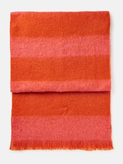 Fenella Orange/Pink Oversized Blanket Scarf