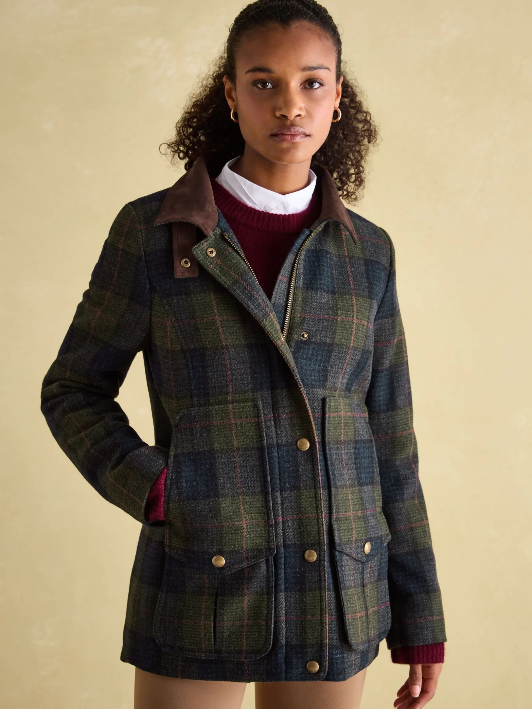 Fieldcoat Navy/Khaki Tweed Jacket