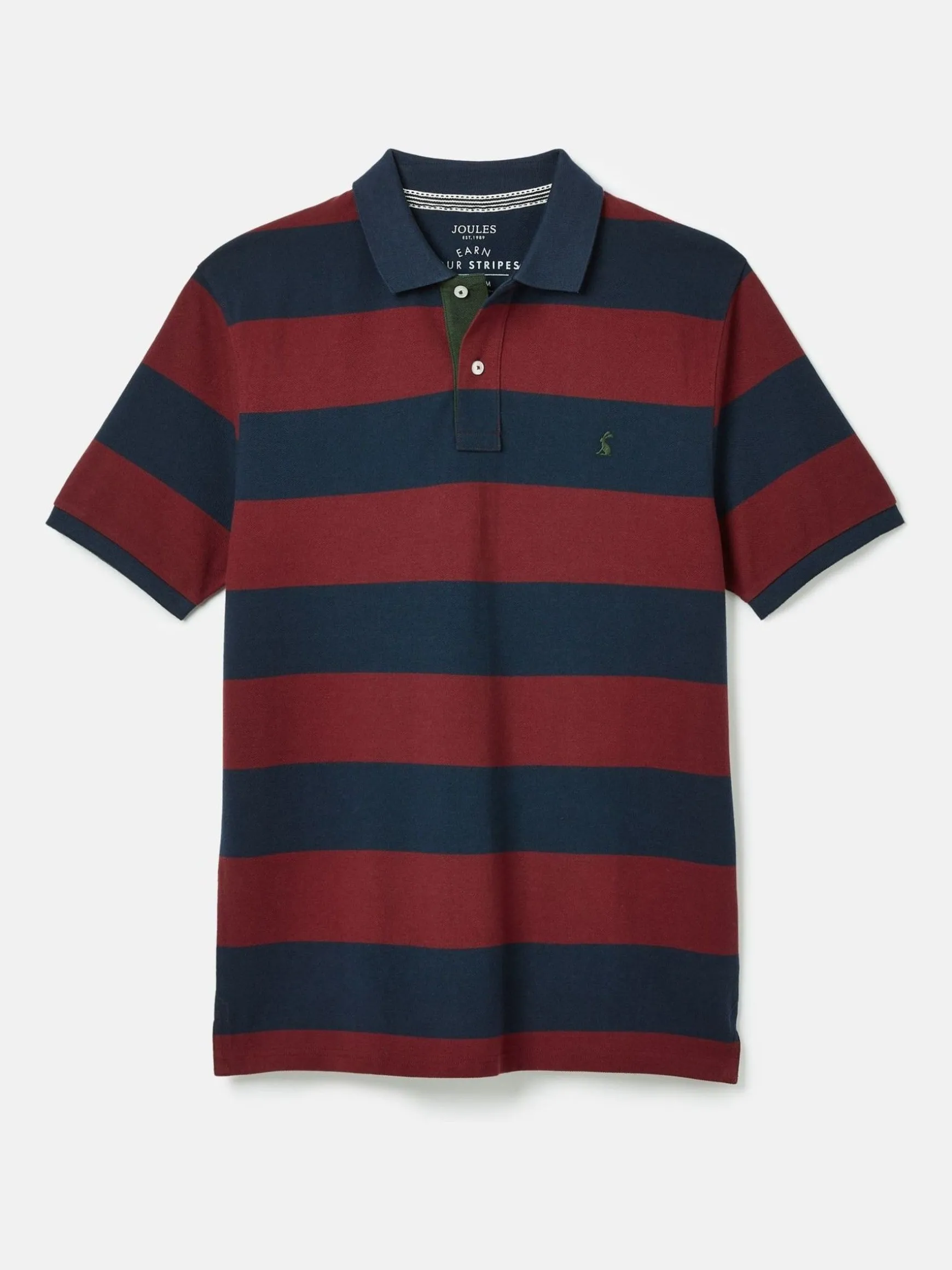 Filbert Burgundy Striped Polo Shirt