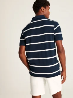 Filbert Navy/White Striped Polo Shirt