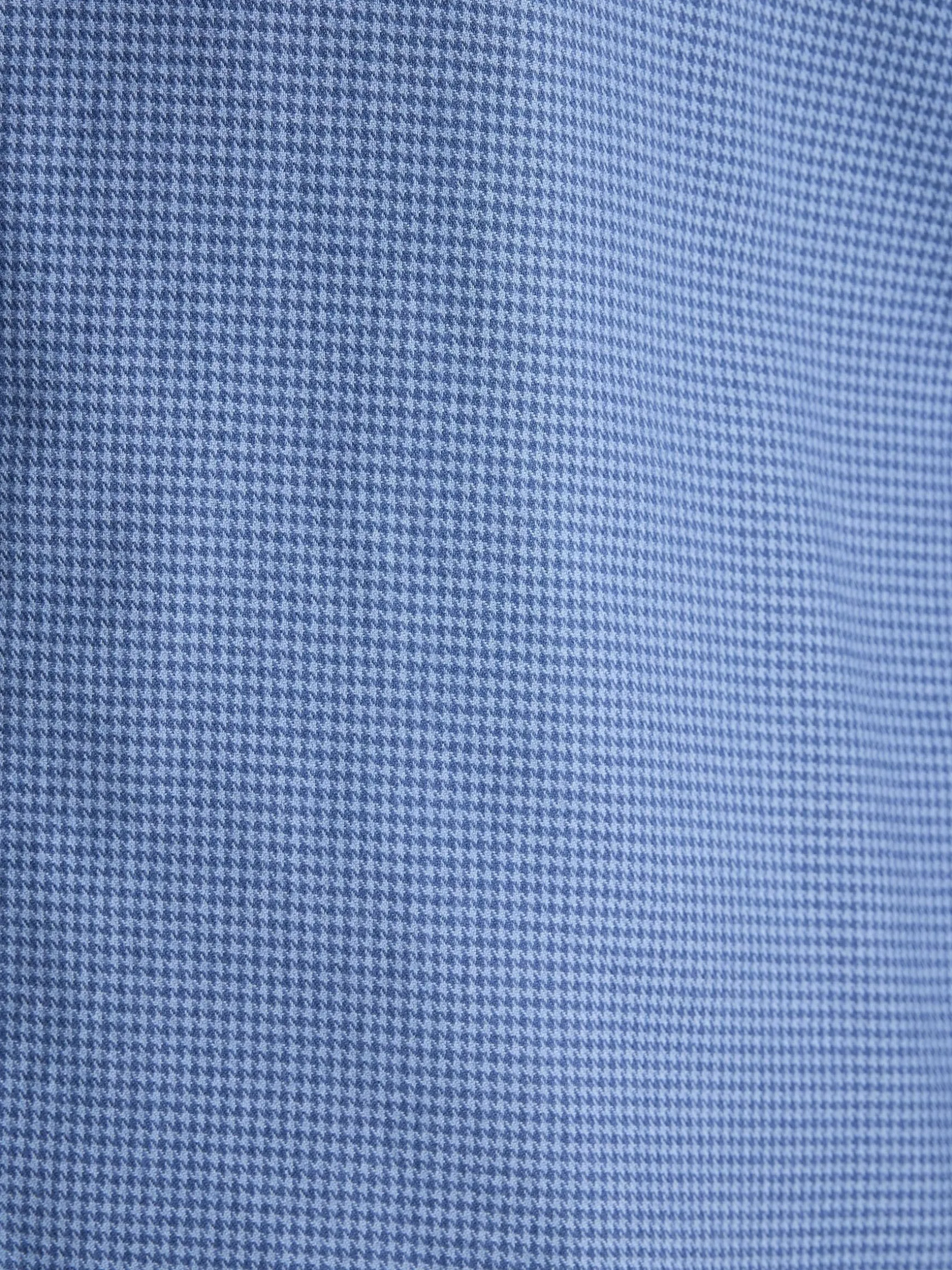 Fletcher Navy Houndstooth Classic Shirt