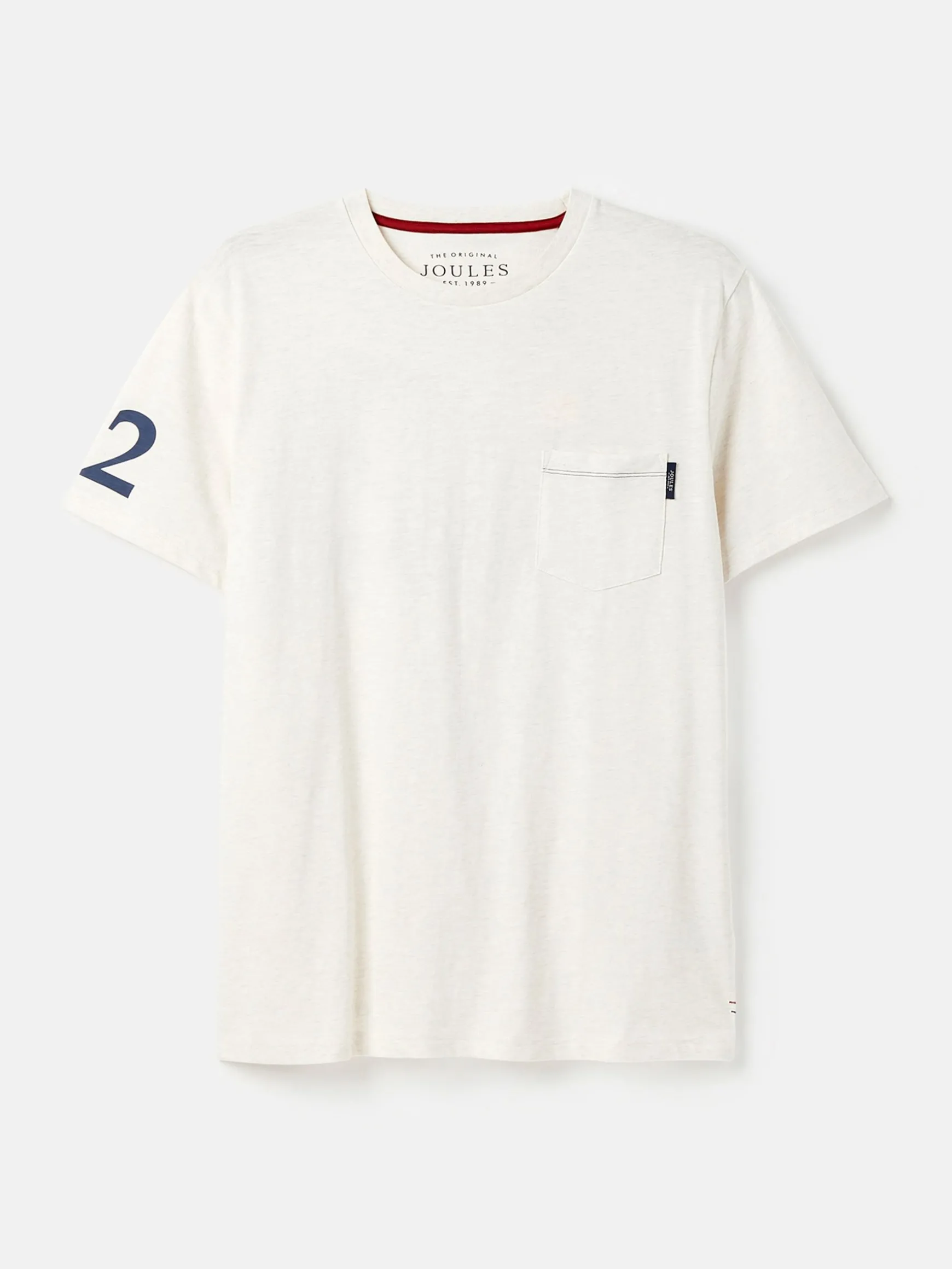 Flynn White Graphic Tee-Graphic Jersey T-Shirt
