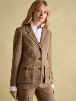 Foxley Check Tweed Suit Blazer