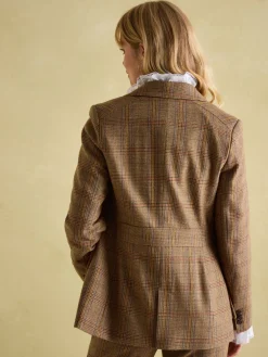Foxley Check Tweed Suit Blazer