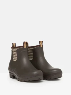 Foxton Chocolate Brown Neoprene Lined Ankle Wellies