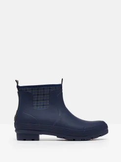 Foxton Navy Blue Neoprene Lined Ankle Wellies