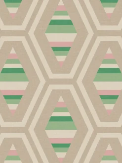 Garden Greens Hallaton Kilim 10M Wallpaper