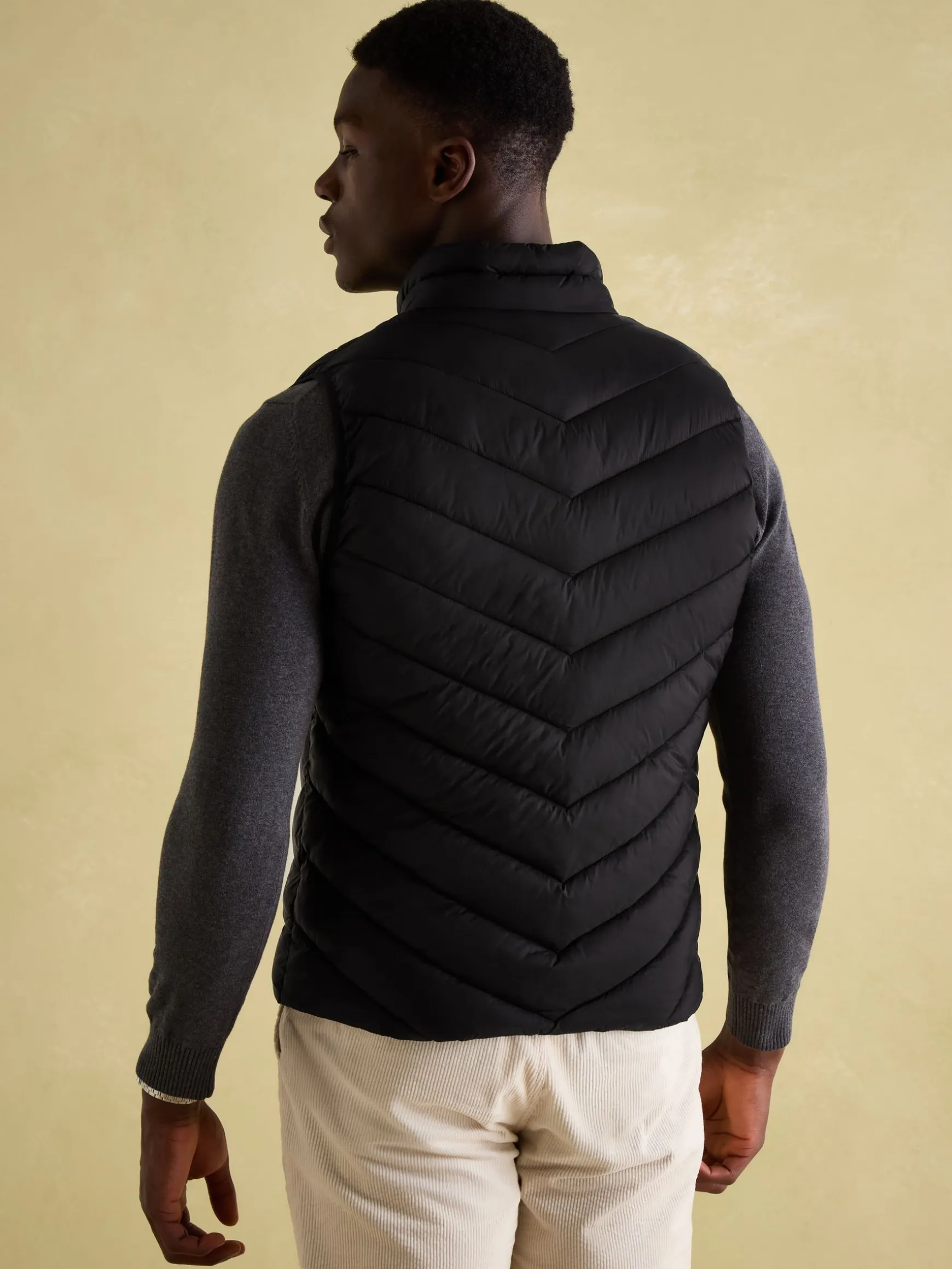 Garrett Black Showerproof Padded Gilet
