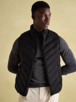 Garrett Black Showerproof Padded Gilet