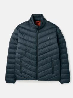 Garrett Navy Blue Showerproof Padded Jacket