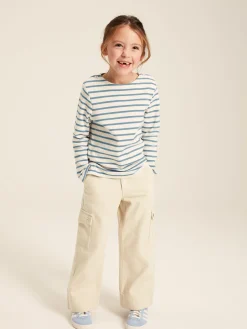 Georgia Beige Cargo Wide Leg Trousers