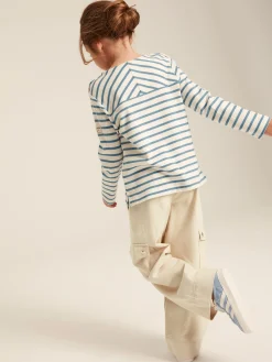 Georgia Beige Cargo Wide Leg Trousers