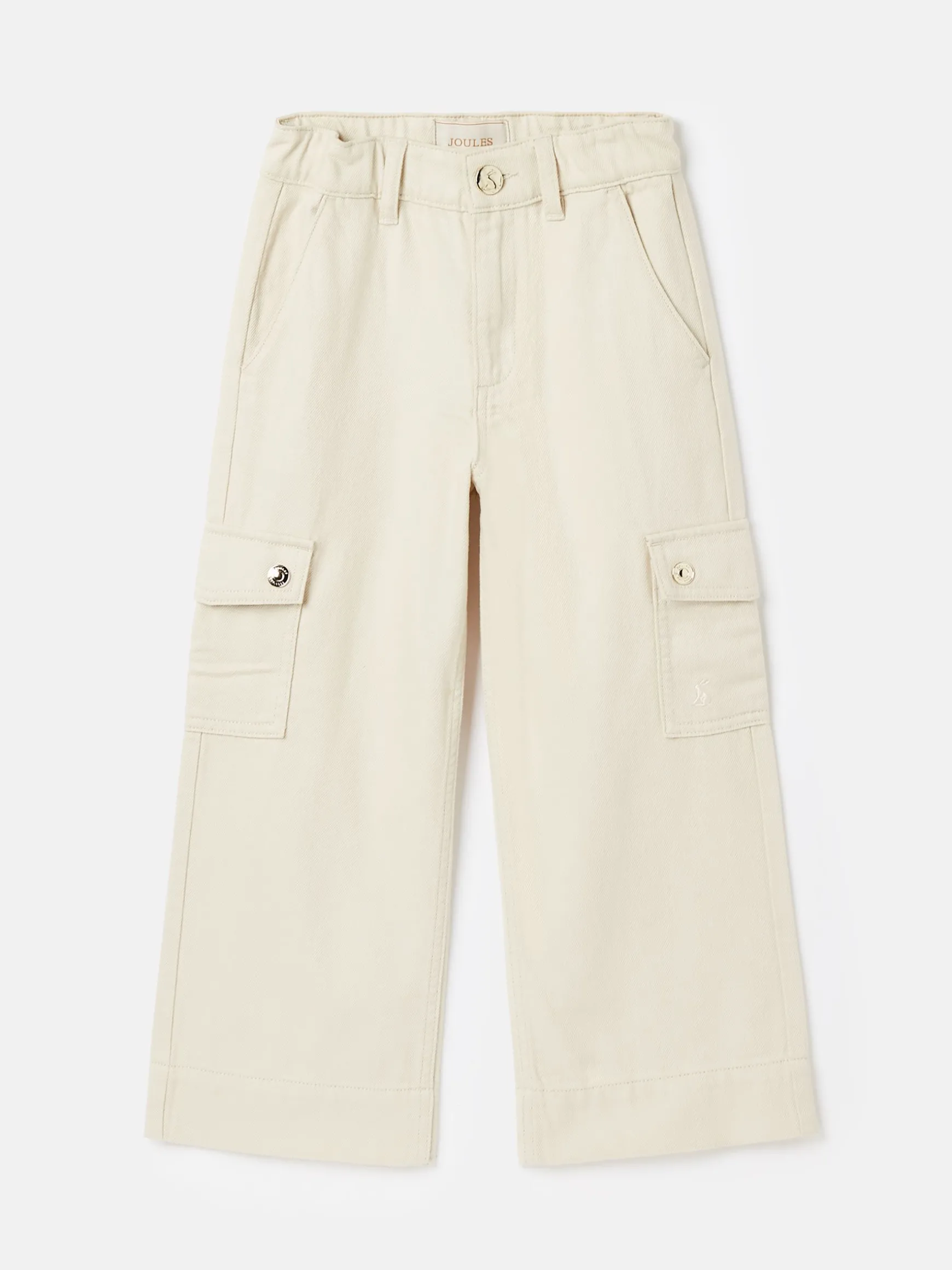 Georgia Beige Cargo Wide Leg Trousers