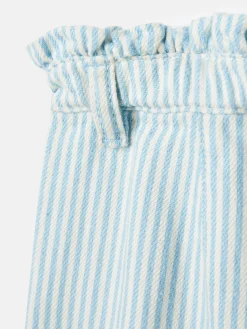 Georgia Blue Striped Wide Leg Trousers