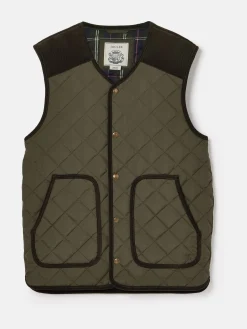 Gibson Green Quilted Lightweight Gilet