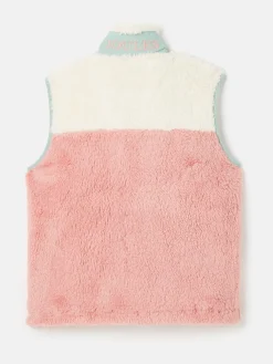 Girls' Always Cosy Colourblock Fleece Gilet