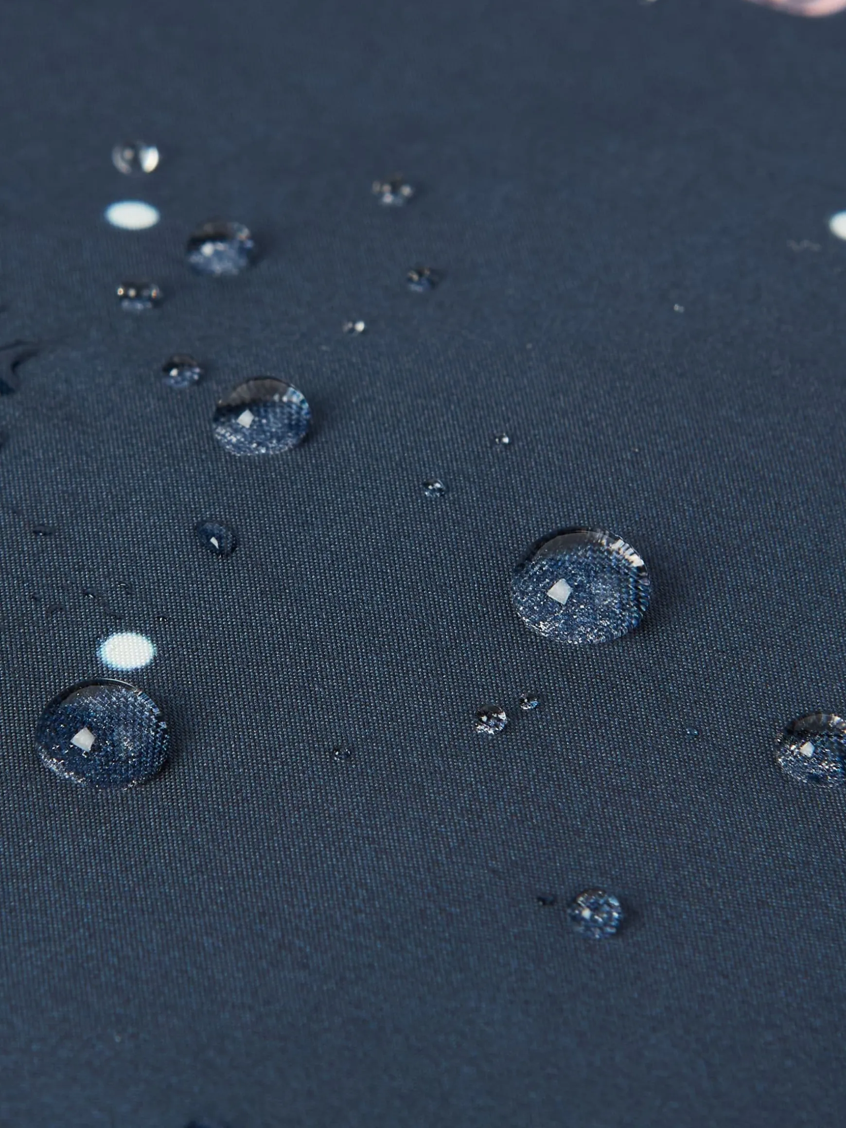 Girls' Emmeline Blue Print Showerproof Coat