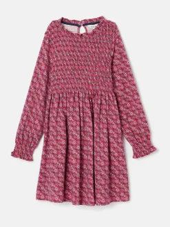 Girls' Gracie Pink Printed Jersey Dress