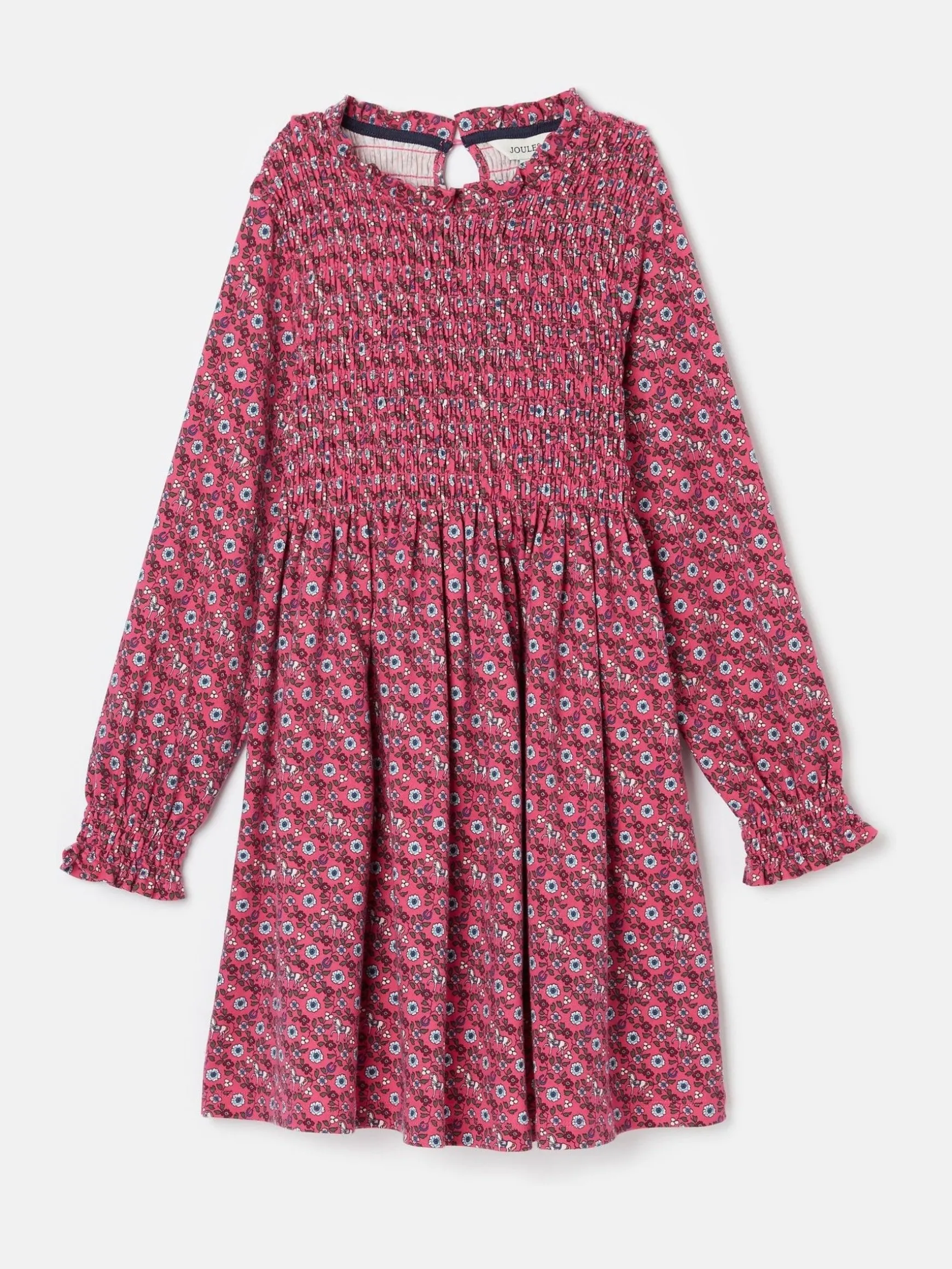 Girls' Gracie Pink Printed Jersey Dress
