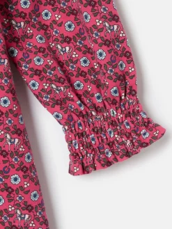 Girls' Gracie Pink Printed Jersey Dress