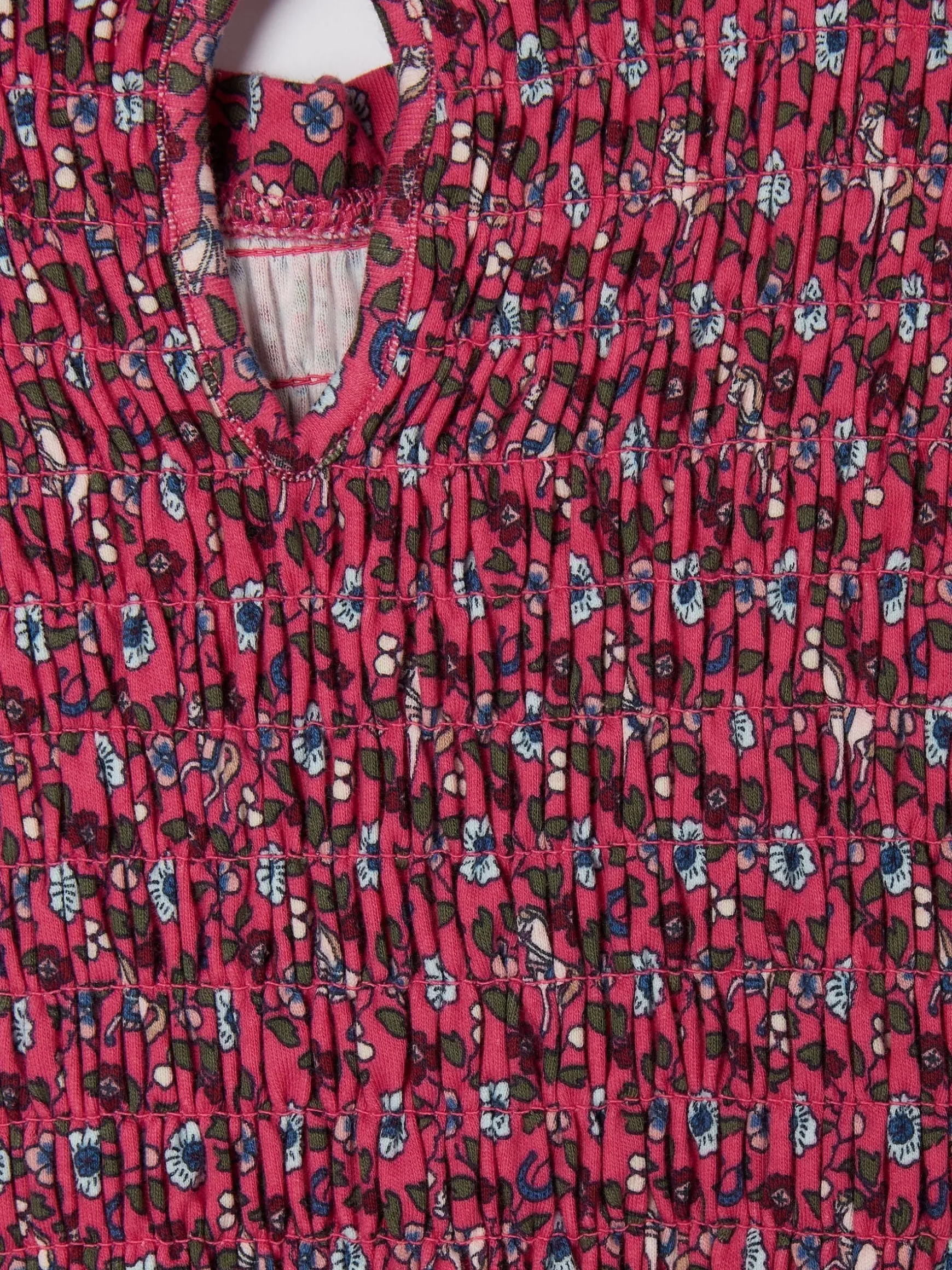 Girls' Gracie Pink Printed Jersey Dress