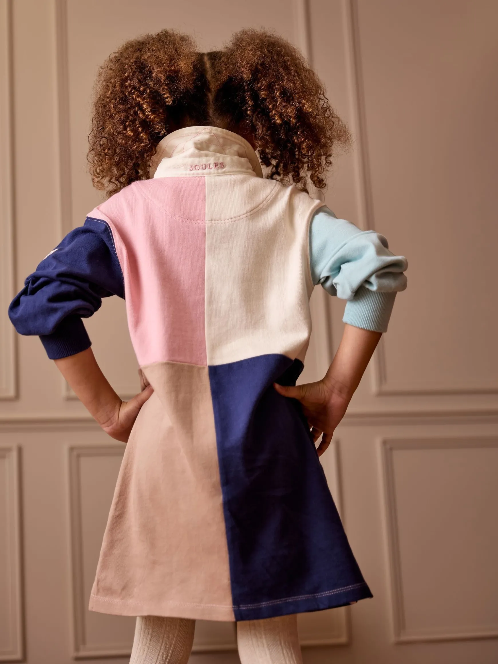 Girls' Maisie Multi Colour Block Rugby Dress