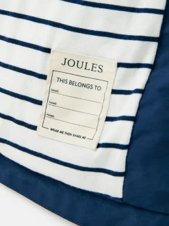 Girls' Meadow Navy Blue Lightweight Waterproof Raincoat With Hood