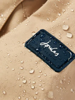 Girls' Meadow Stone Lightweight Waterproof Raincoat With Hood