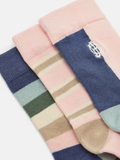 Girls' Neat Feet Multi 3 Pack Socks