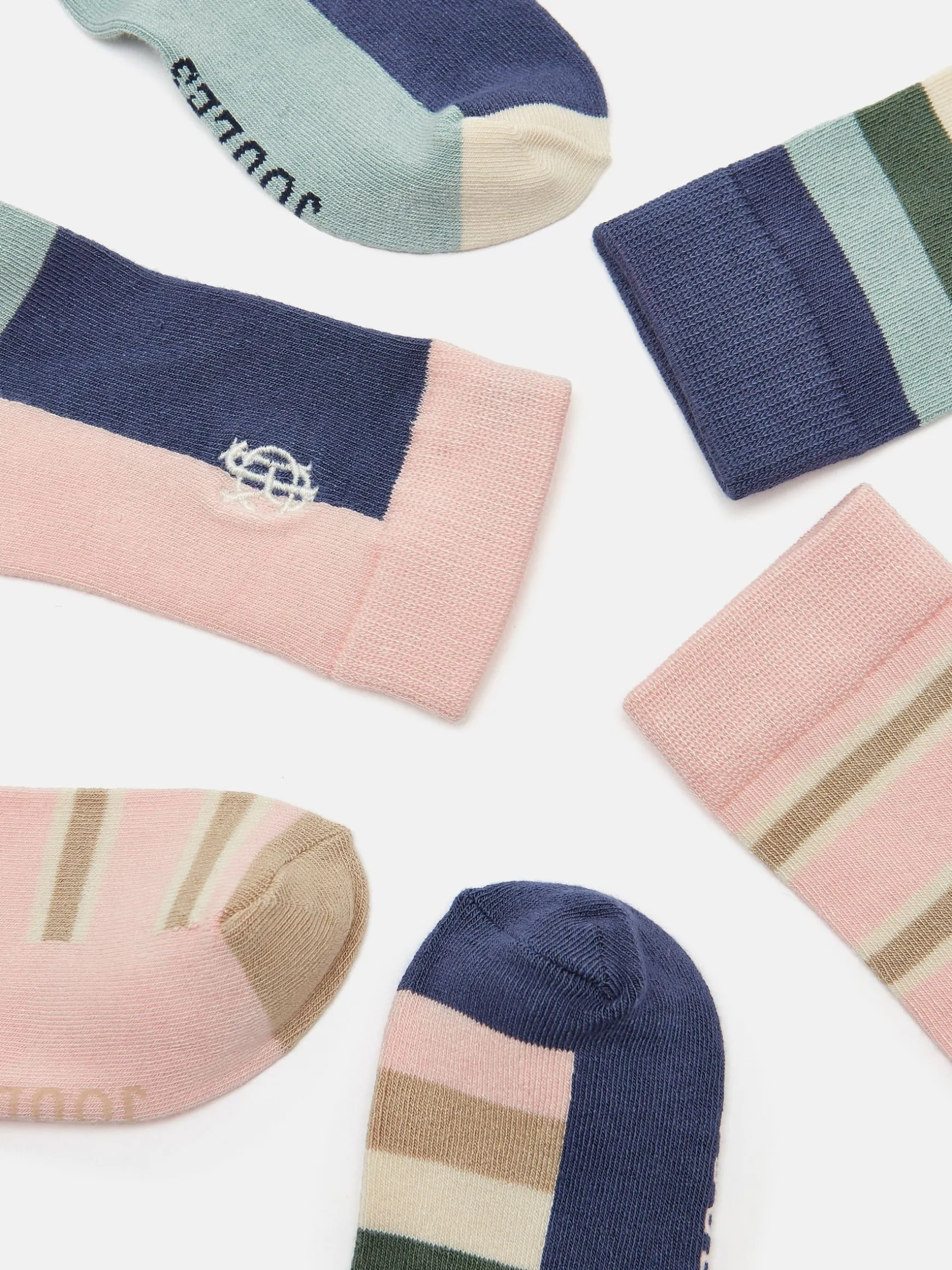 Girls' Neat Feet Multi 3 Pack Socks